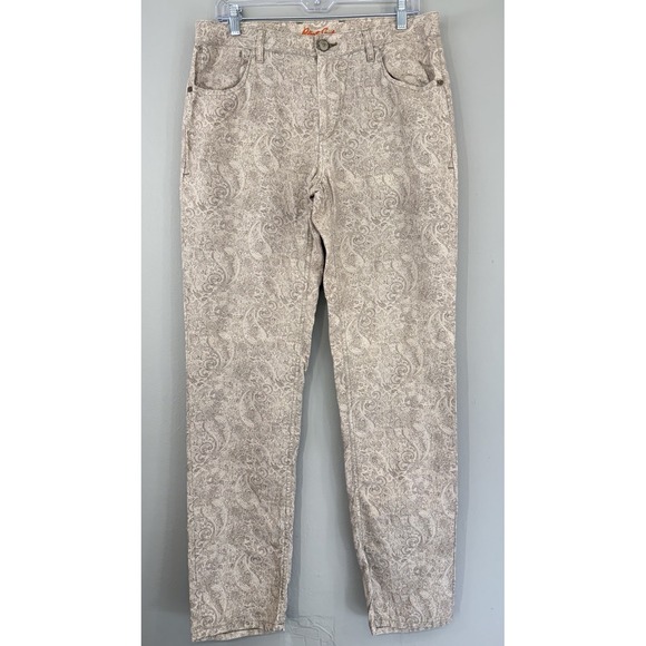 Robert Graham Tailored Kipling Pants Men's 32 Paisley Linen Cotton Blend - Picture 1 of 12